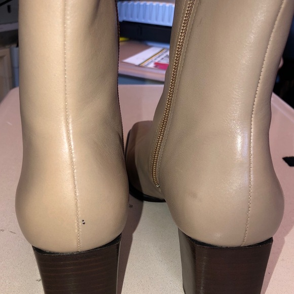 baldwint taupe leather boots - Picture 3 of 6